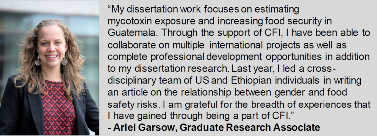 Ariel Garsow speaks about Food Safety